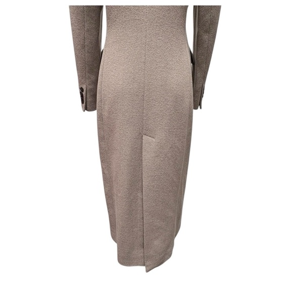 Cinzia Rocca Wool and Cashmere Single Breast Long Coat Size US 6 - Picture 8 of 15